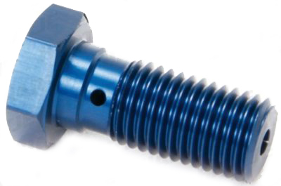Furtunuri frână - TRW - surub banjo pentru furtunuri de frana M10x1,25 (dubla) albastru