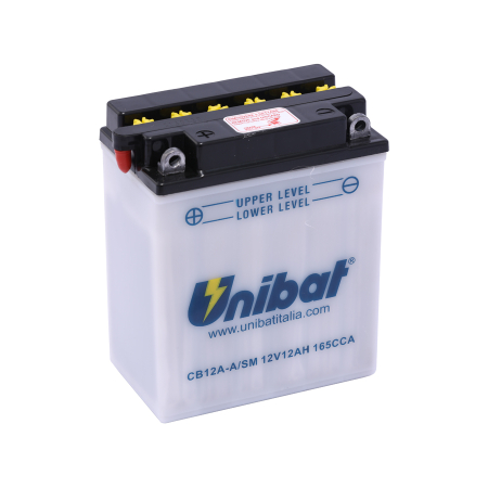 Baterii - UNIBAT - Acumulator cu intretinere CB12A-A-SM (Yuasa: YB12A-A)