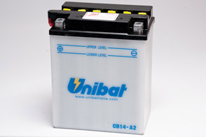 Baterii - UNIBAT - Acumulator cu intretinere CB14-A2-SM (Yuasa: YB14-A2)