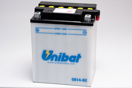 Baterii - UNIBAT - Acumulator cu intretinere CB14-B2-SM (Yuasa: YB14-B2)