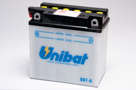 Baterii - UNIBAT - Acumulator cu intretinere CB7-A-SM (Yuasa: YB7-A)