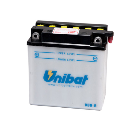 Baterii - UNIBAT - Acumulator cu intretinere CB9-B-SM (Yuasa: YB9-B)