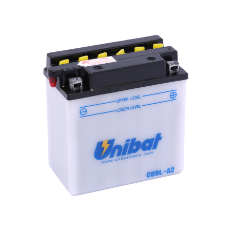 Baterii - UNIBAT - Acumulator cu intretinere CB9LA2 (Yuasa: YB9L-A2) (Nu contine acid)
