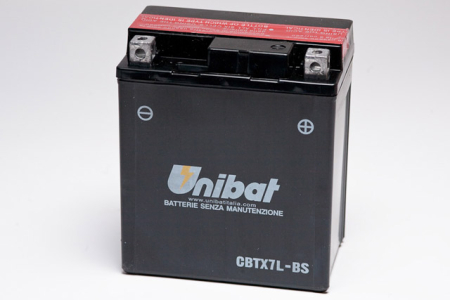 Baterii - UNIBAT - Acumulator fara intretinere CBTX7L-BS (Yuasa: YTX7L-BS)