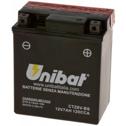 Baterii - UNIBAT - Acumulator fara intretinere CTZ8V-BS