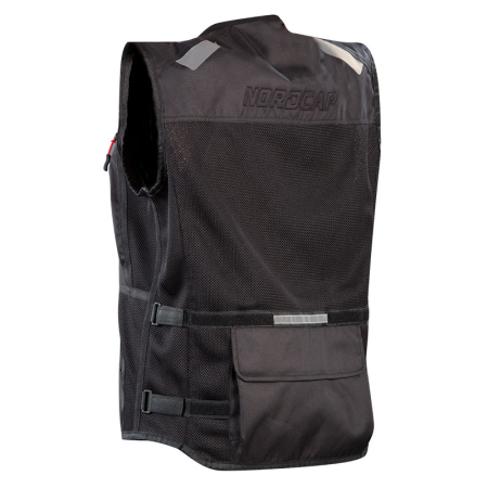 Vestă moto de protecție Nordcode Safety de vară, negru [1]