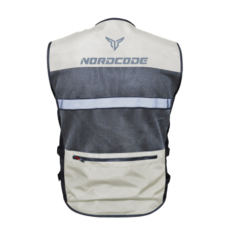 Vestă moto de protecție Nordcode Safety II de vară, gri/negru [1]