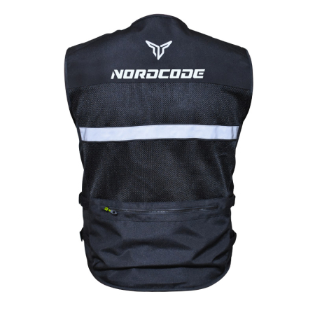 Vestă moto de protecție Nordcode Safety II de vară, negru [1]