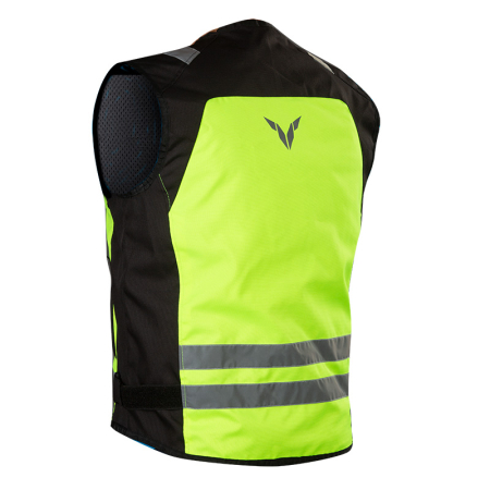 Vestă moto reflectorizantă Nordcode Hi-Vision, negru/fluo [4]