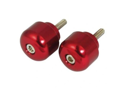 Ghidoane și accesorii - VICMA - capete ghidon M6X45 rosu, HONDA CB, CBF, CBR, VFR, VTR 250-1300 1969-2008