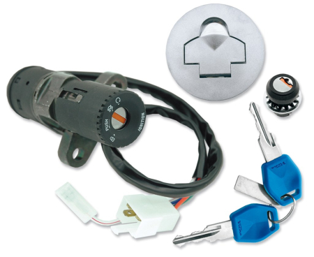 Contacte - VICMA - contact pornire + KOMPLET incuietoare + KOREK cubiornika APRILIA RS 50 99-05