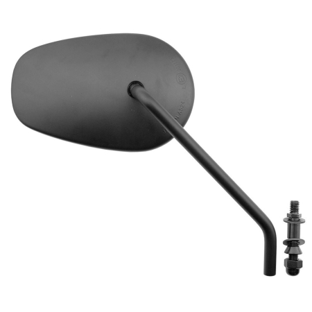 Oglinzi - VICMA - oglinda dreapta, diametru filetu 10 mm, filet stanga, negru HARLEY DAVIDSON fstanga FLD, FLH, flhdreapta FLHR, FLHRC, FLHRCI, FLHRI, FLHRS, FLHRSE3 125-1803 1940-2016