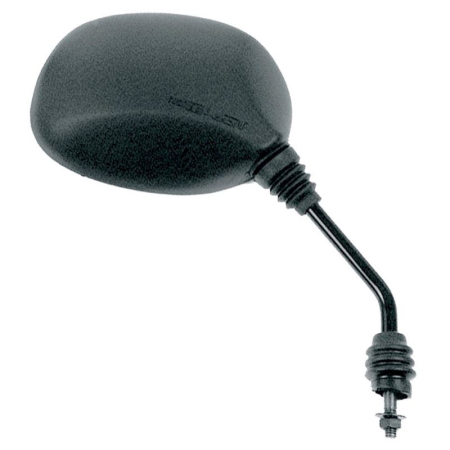 Model OEM - VICMA - oglinda dreapta, diametru filetu 8 mm, filet stanga, negru PIAGGIO/VESPA TPH, TYPHOON 50/80/125 1993-2016