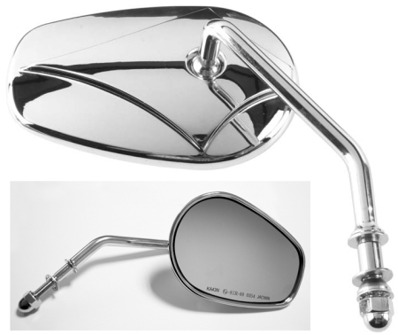 Model OEM - VICMA - oglinda HARLEY DAVIDSON 03 dreapta, crom filet M10
