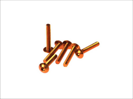 Parbrize - VICMA - set suruburi carenaj M5X30 culoare pomaranccuowy (IMBUSOWA PLASKA)