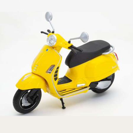Idei de Cadou - Welly [1:12] - Vespa 2020 GTS Super Scooter, Yellow