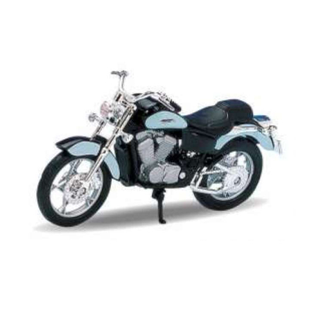 Idei de Cadou - Welly [1:18] - Honda Shadow VT1100C, Blue/Black