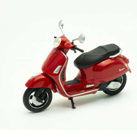 Idei de Cadou - Welly [1:18] - Vespa 2017 GTS 125Cc, Red
