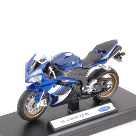 Machete - WELLY [1:18] - Yamaha YZF-R1 2008 BLUE [nou]