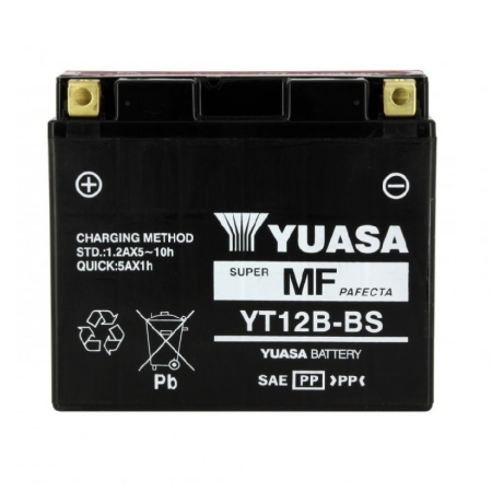 Baterii - YUASA Japan - Acumulator AGM fara intretinere YT12B-BS