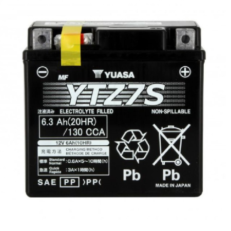 Baterii - YUASA Japan - Acumulator AGM fara intretinere YTZ7S [sigilata - [Ready to use]