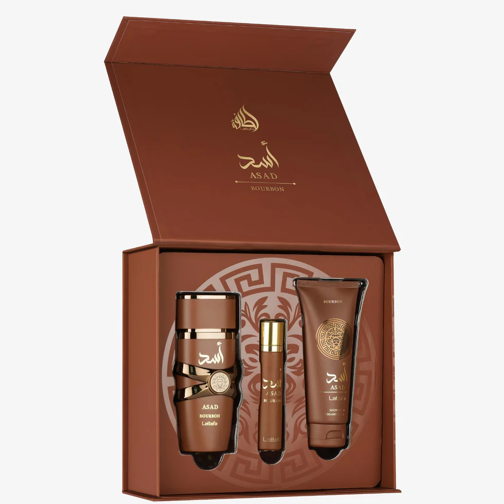 LATTAFA - Asad Bourbon | 3pc Gift Set | by Lattafa