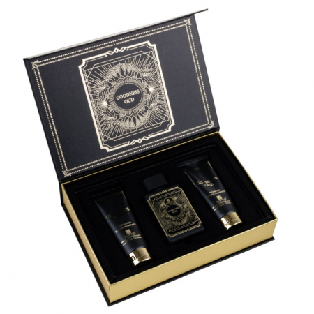 Pachete si Seturi - Set Cadou Goodness Oud Apa de Parfum 100ml + Gel De Dus 100ml + Lotiune de corp 100ml