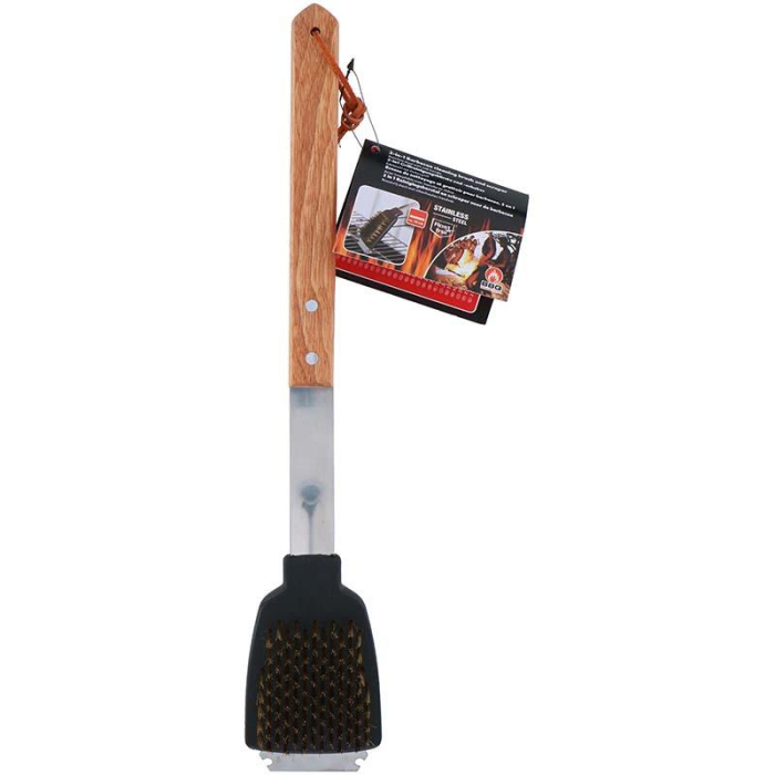 BBQ-perie de curatare gratar perie 2 in 1 plus racleta [2]
