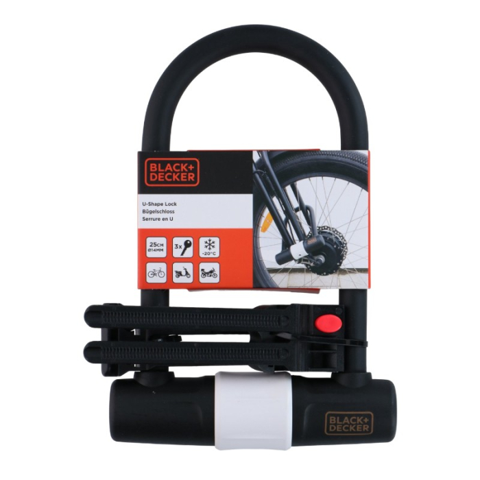 Lacăt în formă de U BLACK+DECKER 140x250 mm [3]