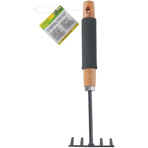 Kinzo - Greblă cu 4 gheare pentru grădină, 27 cm [2]