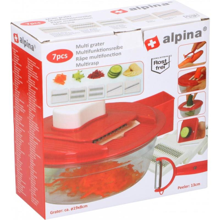 Razatoare multifunctionala cu recipient si curatator de legume [2]