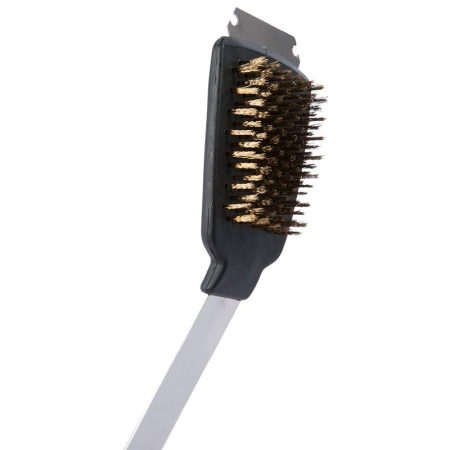 BBQ-perie de curatare gratar perie 2 in 1 plus racleta [3]