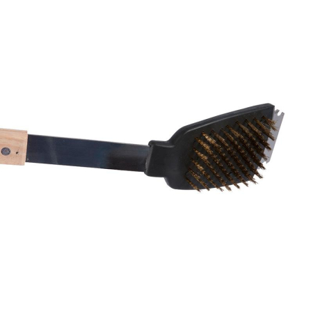 BBQ-perie de curatare gratar perie 2 in 1 plus racleta [4]