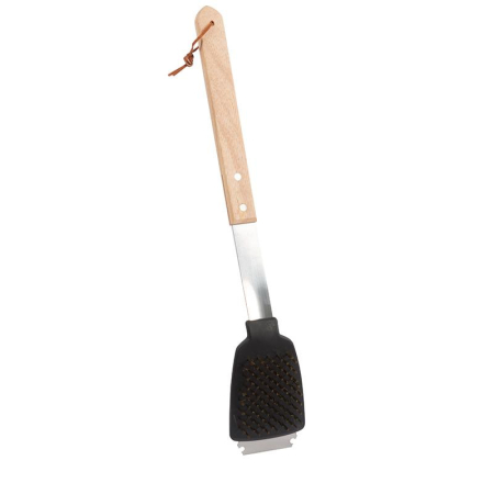 BBQ-perie de curatare gratar perie 2 in 1 plus racleta [5]