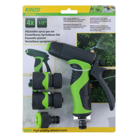Irigatii - Kit pentru udare a gradinii cu pistol si cuplaje