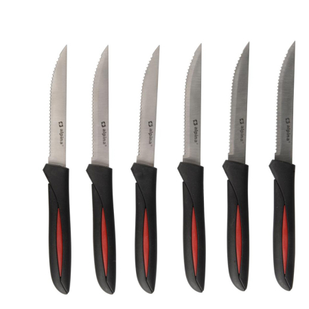 Bucatarie - Set 6 cutite de friptura din otel inoxidabil INOX 23 cm