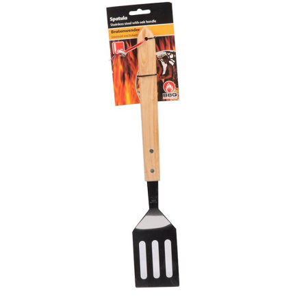 Gratar - Spatula pentru gratar cu maner din stejar, 41 cm