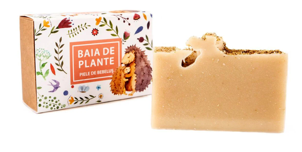 Sapun pentru copii Piele de Bebelus, 100 g, Baia de plante [2]