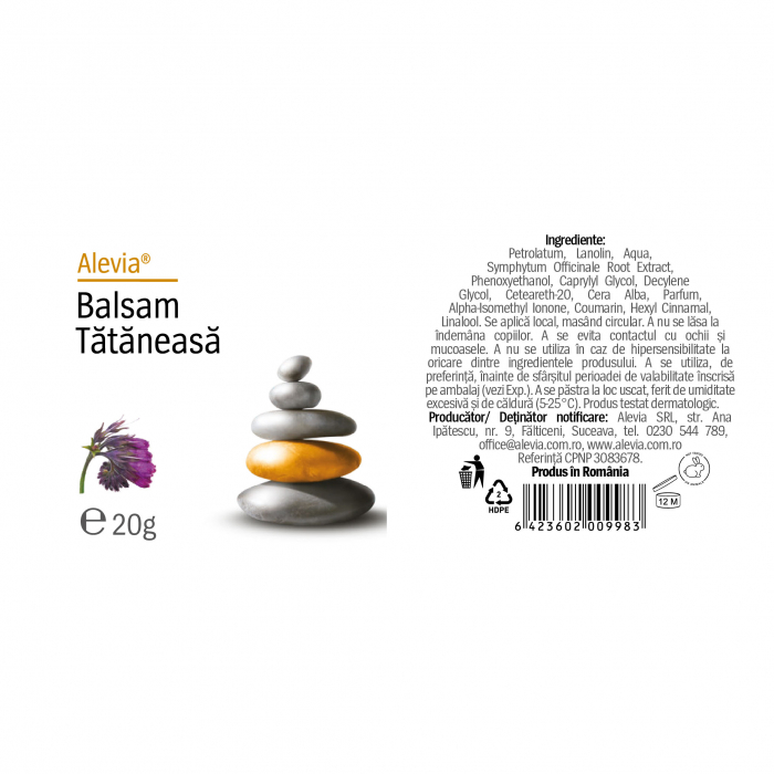 Balsam TATANEASA, 20 gr, Alevia [2]