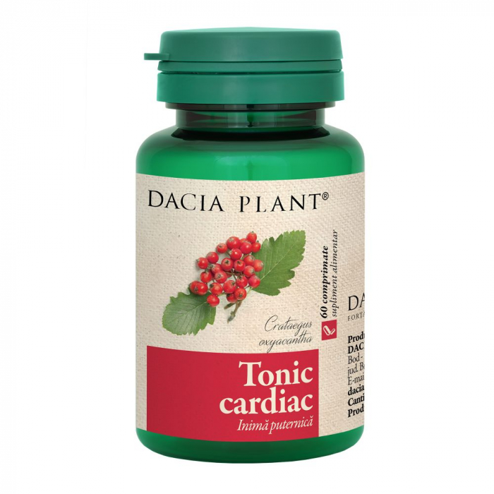 Tonic Cardiac, 60 comprimate, Dacia Plant [1]