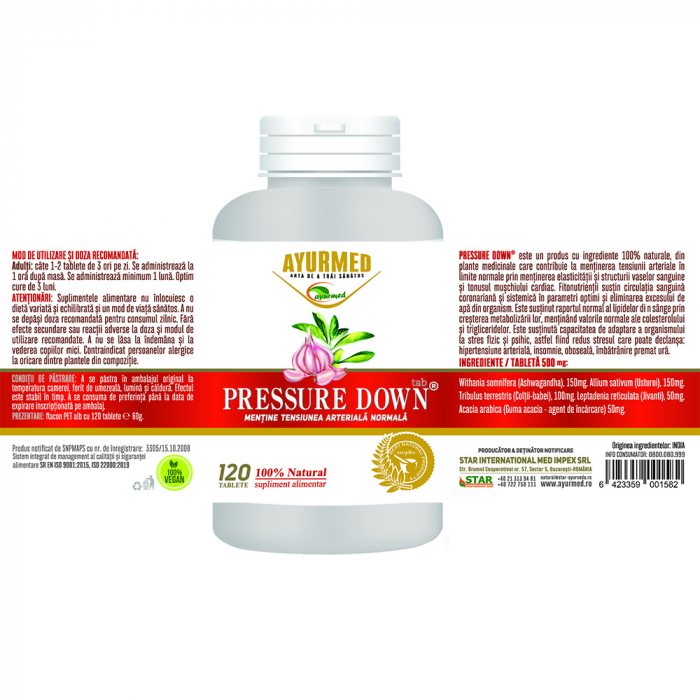 PRESSURE DOWN, Ayurmed la Nana Plafar [5]