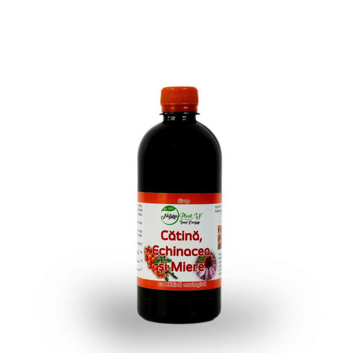 Sirop din Catina, Echinacea si Miere, 500ml - NATURAPLANT [1]