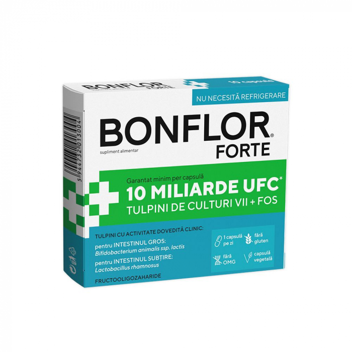 BONFLOR FORTE simbiotic, 10 capsule, Fiterman Pharma [1]