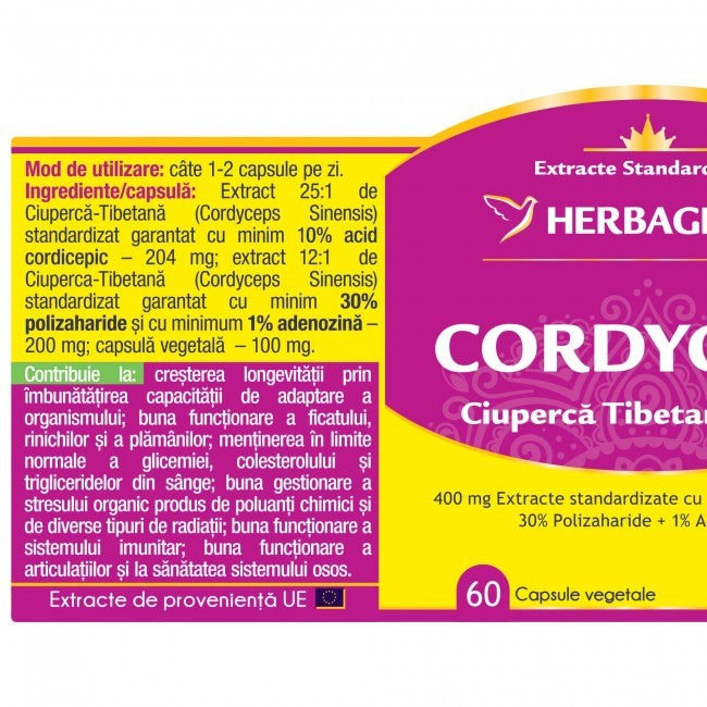 CORDYCEPS CIUPERCA TIBETANA FORTE, Herbagetica [3]