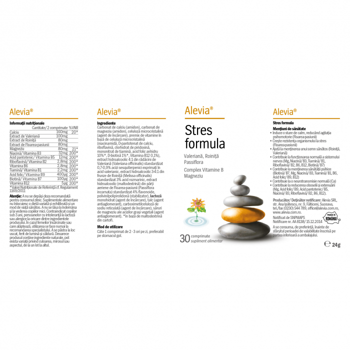 STRES FORMULA, 30 comprimate, Alevia [2]