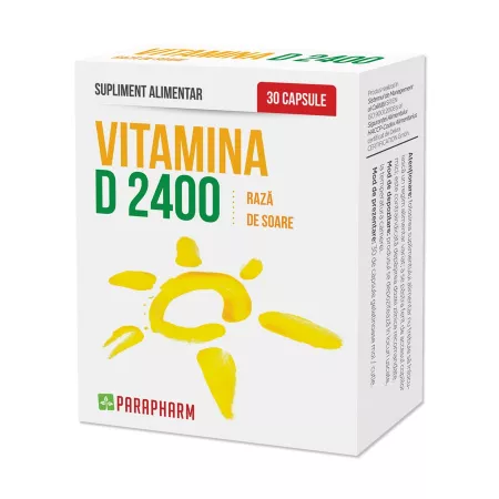 VITAMINA D 2400, 30 capsule, Parapharm [1]