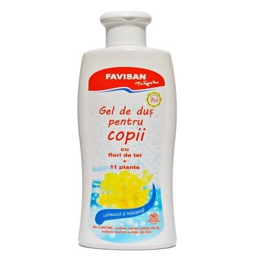 GEL de Dus COPII, flori de Tei +11 plante, 300 ml, Favisan [1]