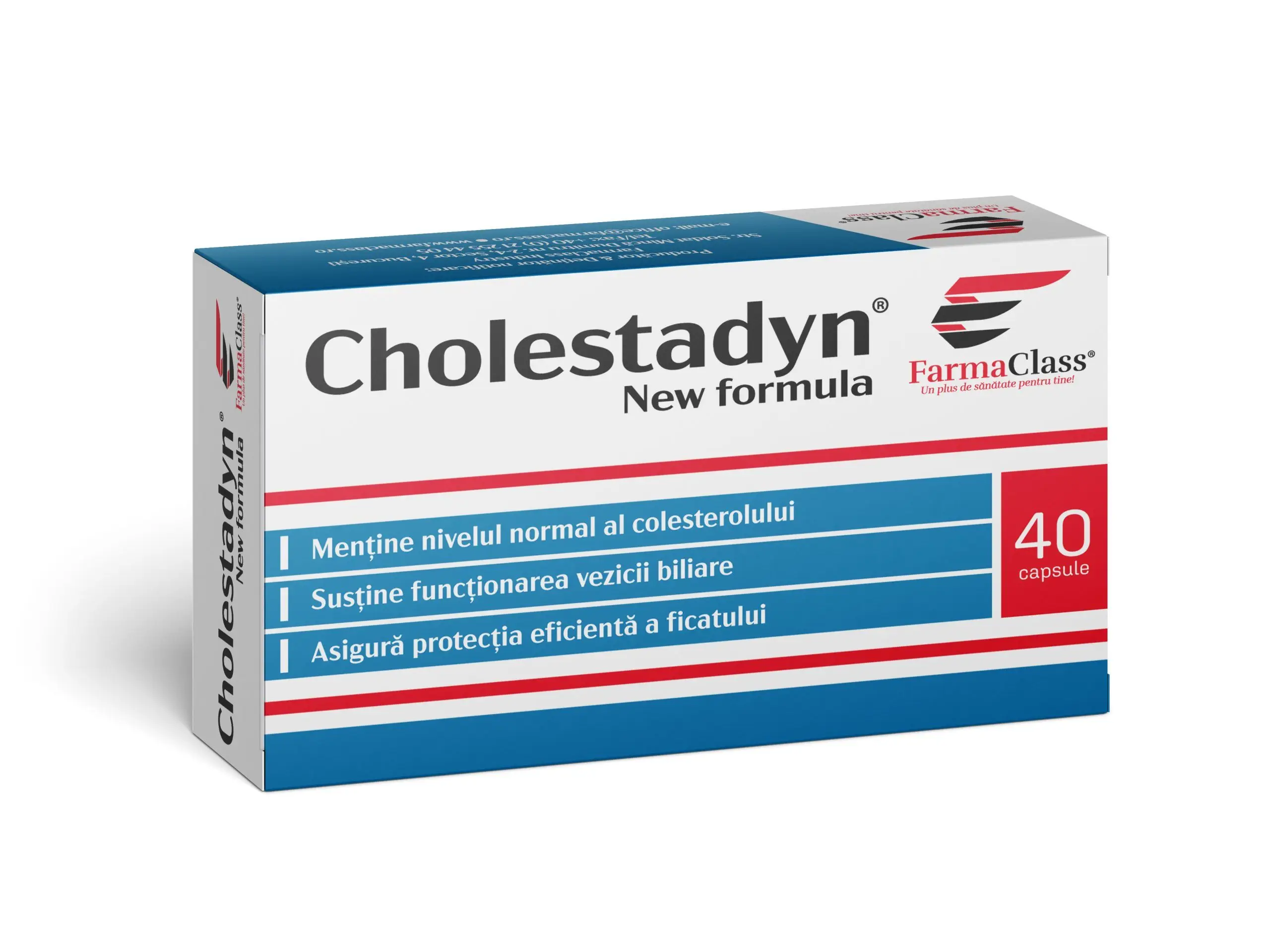 CHOLESTADYN NEW FORMULA ANTICOLESTEROL, 40 capsule, FarmaClass [1]