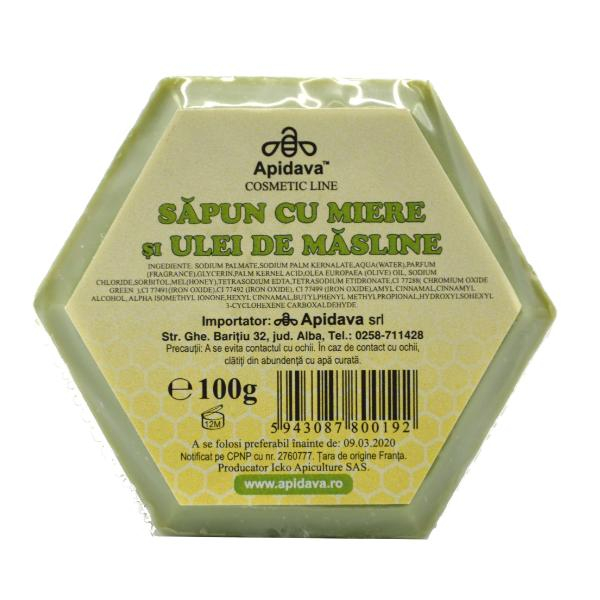 Sapun cu Miere si Ulei de Masline, 100gr - APIDAVA [1]