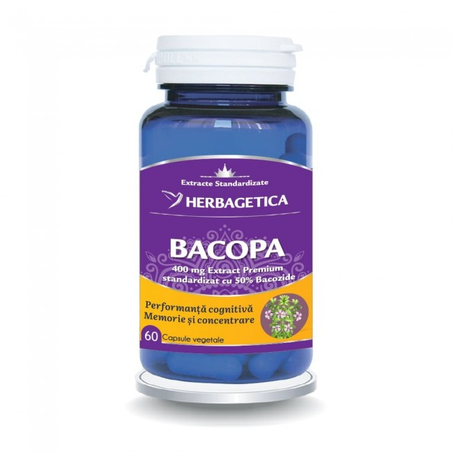 BACOPA MONNIERI 500mg Herbagetica la Nana Plafar [1]
